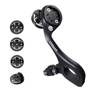 CYCLAMI �T�C�R�� �}�E���g �T�C�N���R���s���[�^�[ Garmin/COOSPO/IGPSPORT/XOSS�T�C�N���R���s���[�^�p ���]�ԃ��C�g 25.4mm/31.8mm �n���h���o�[�Ή� �A�N�V�����J�����p �z���_�[ �y�� ��v �U��~��