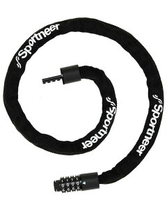 Sportneer ���]�� �� �`�F�[�����b�N ���]�Ԃ̌� 4���_�C������ ���]�ԃ��b�N �y�� ����100cm �d��340g �o�C�N���b�N �p�X���[�h���R�ݒ� �J�M�s�v �� 4mm �`�F�[�� �_�C�������b�N ����h�~ ���{