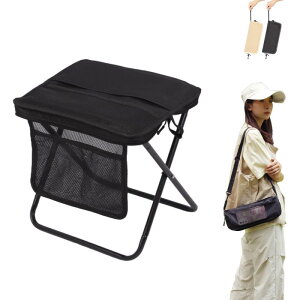 Fentefere ���y�� �܂肽���݈֎q �A�E�g�h�A�`�F�A �y�� �R���p�N�g �ω׏d120kg�J�[�{���X�`�[���t���[�� ���[�܈�̌^ �V�����_�[�X�g���b�v�t�����肽���݃p�C�v�֎q�L�����v/BBQ/�Ԍ�/�o