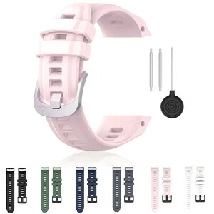 Aoouik GARMIN�p �K�[�~��Instinct 2S �����p�x���g �o���h20mm �V���R���� �H��t�� 5�F