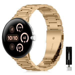 [SumNeol] �o���h Google Pixel Watch 4 41mm(2025)/Google Pixel Watch 3 41mm/2/1�Ή� �����X�e�����X�X�`�[�� �x���g ���v�o���h �����x���g �ւ��o���h �r�W�l�X�� �X�e�����X�� ����