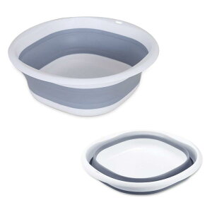 RULAYMAN 折りたたみ 洗面器 たらい ソフト湯おけ シリコン キッチン 雑貨 北欧デザイン コンパクト収納 省スペース 洗濯 掃除 足浴 風呂 アウトドア 旅行用 多用途