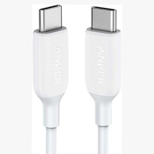 Anker PowerLine III USB-C & USB-C 2.0 P[u (0.9m zCg) ϋv 60W USB PDΉ iPhone 16 / 15 MacBook Pro/Air iPad Pro Galaxy Ή