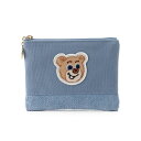 フェイラー公式/LOVERARY オールドテディ　ワッペンポーチ　L/OTE-233072