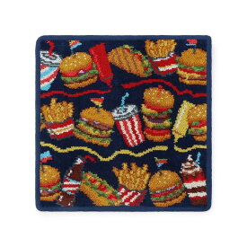 フェイラー公式/LOVERARY バーガーショップ　ハンカチ