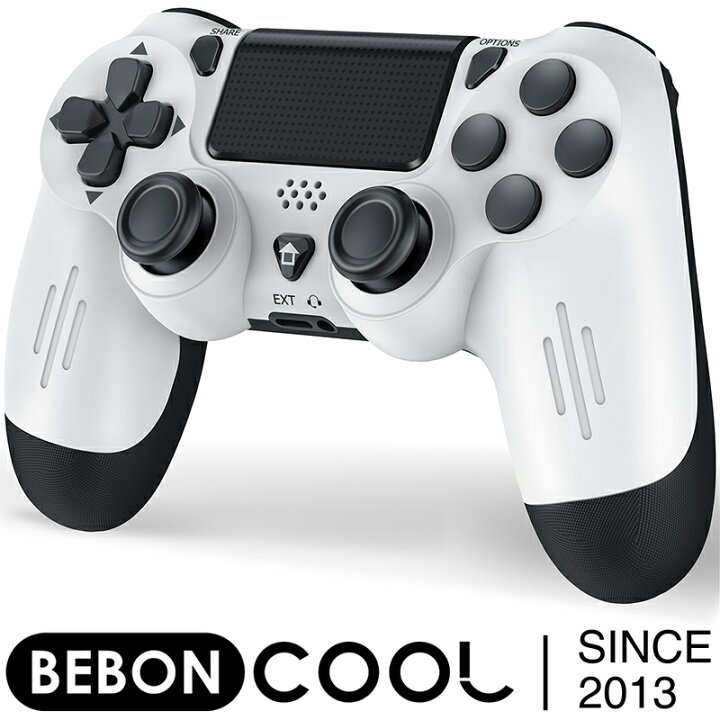 楽天市場 Ps4 コントローラー Beboncool プレステ4 コントローラー ワイヤレス Ps4コントローラー Ps4 Pro Slim 1000mah Bluetooth 遅延なし Hd振動 タッチパッド ジャイロセンサー ヘッドセット端子 Ledライトバー搭載 大人気 日本語説明書 Fei Miao
