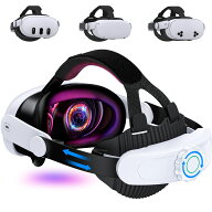 【200円クーポン配布中】Quest 2/Quest 3/Quest 3S用ヘッドストラップ バーチャル vrゴーグル ヘッドホン…