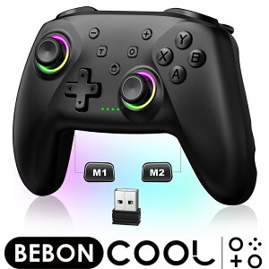 y10%N[|zzPCڑzSwitch Rg[[ XCb` vR Nintendo Switch ProRg[[ }N@\ U A 1000mAh WC GgK[ ϊRGB PCɖڑ BEBONCOOL 