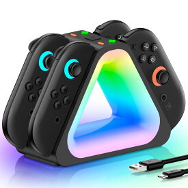 【Switch2対応★300円クーポン】Switch2 アクセサリー 4in1充電ステーション BEBONCOOL 充電スタンド ジョイコン用 Switch 2 充電 周辺機器 ライト搭載 充電収納 一体型 多機能充電器 4台同時充電可能 Type-cアダプター 急速充電 スイッチ 充電ホルダー 指示LED付き 一年保証