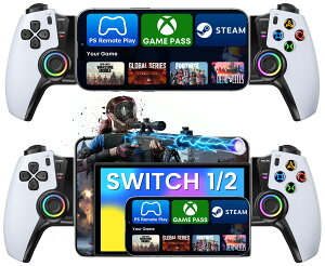 �ySwitch2/Switch/iOS/Android�Ή��z�X�}�z �R���g���[���[ switch2/iOS/Android���p�Q�[�� �R���g���[���[ ���o�C���Q�[�~���O�R���g���[���[ �����ڑ� 3�i�K�A�� RGB BEBONCOOL Switch2/Switch/Xbox Cloud/GeForce Now/S
