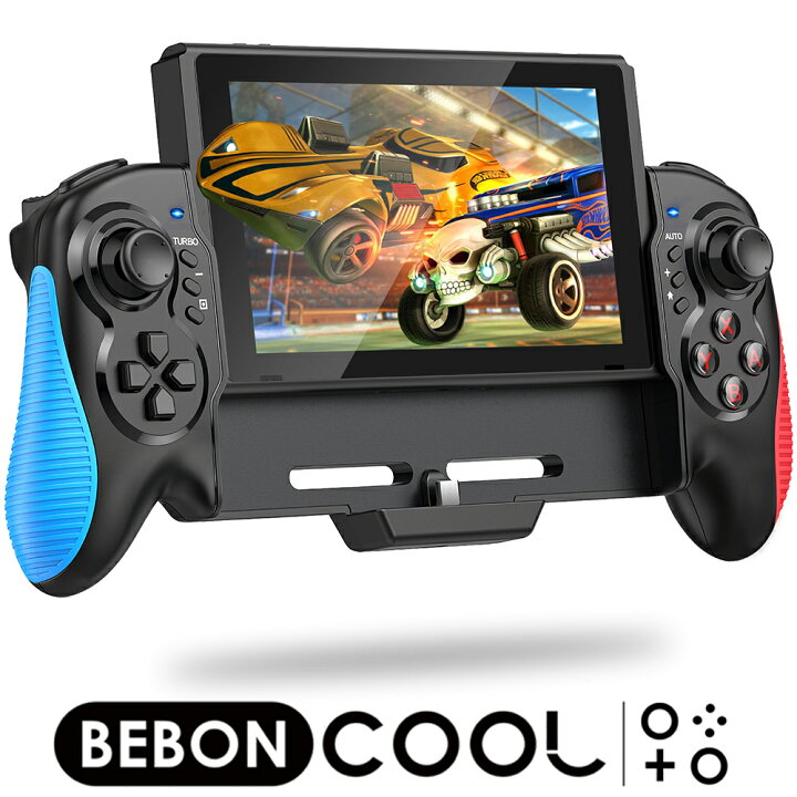 楽天市場 新色登場 Switch コントローラー Switch Switch 有機el グリップコントローラー Beboncool Nintendo Switch Proコントローラー スイッチ プロコン ジャイロセンサー搭載 Hd振動 有線接続ステイックキャップ交換 コード不要 充電不要 送料無料 Fei Miao