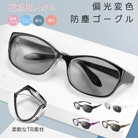 FEISEDY 花粉メガネ サングラス メンズ 変色調光偏光 メガネ レディース 防風 防塵 カジュアル UVカット 紫外線カット 保護メガネ 飛沫感染予防 飛沫 ウイルス 花粉症 超軽量 男女兼用 B1050