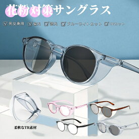 FEISEDY 花粉メガネ 花粉サングラス ブルーライトカット 偏光 調光 変色 UVカット 保護メガネ 花粉防止メガネ メンズ レディース 紫外線カット 軽量 花粉症 飛沫 防風 防塵 釣り おしゃれ B1296