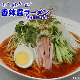 四川風 激辛九州ラーメン 3食入| 激辛四川香辣醤使用 ポスト投函超激辛冷やし中華レターケース入花椒と唐辛子痺れる超激辛【送料無料】