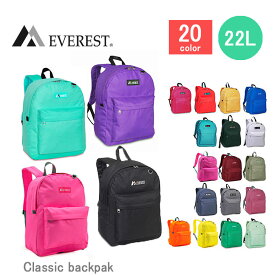 【EVEREST/エベレスト 正規販売店】 2045CR ベーシックバックパック リュック レディース メンズ 通勤通学 アウトドア スポーツ 全20色/Basic Backpack