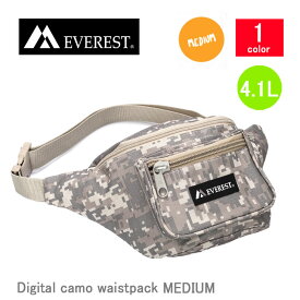 【EVEREST/エベレスト 正規販売店】DC044MD デジタルカモウエストバッグ Digital camo waist pack 男女 ポーチ レディース メンズ スポーツ フェス/1色