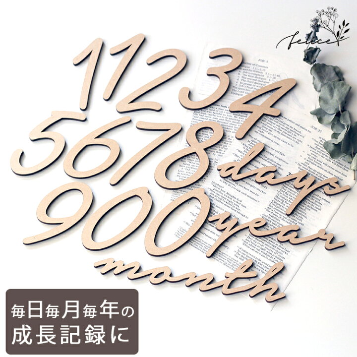 楽天市場 レターバナーセット No 5シリーズ 木製 おしゃれ ウッド 誕生日 マンスリーカード マンスリーフォト 月齢フォト 月齢 カード ガーランドお誕生日 飾り ハーフバースデー ケーキ ハンドメイド 100日祝い アルバム アニバーサリー雑貨 Felice