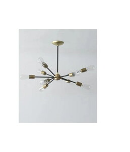 ACME FurnitureiANt@j`[jSOLID BRASS LAMP 9ARM / BLACKi\bh uX v 9A[ j/ ubNpCv