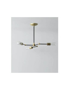 ACME Furniture�i�A�N���t�@�j�`���[�jSOLID BRASS LAMP 3ARM BLACK �i�\���b�h �u���X �����v 3�A�[�� �u���b�N�p�C�v�j