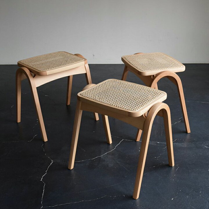楽天市場】秋田木工NO.202 STOOL（NO.202スツール）籐座面/オイル塗装 
