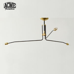 ACME Furniture�i�A�N���t�@�j�`���[�jSOLID BRASS LAMP 3ARM LONG BLACK PIPE�i�\���b�h�u���X�����v3�A�[���E�����O�u���b�N�p�C�v�j