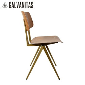 GALVANITAS（ガルファニタス）モデルS.16チェア・ブラウン/パールゴールド