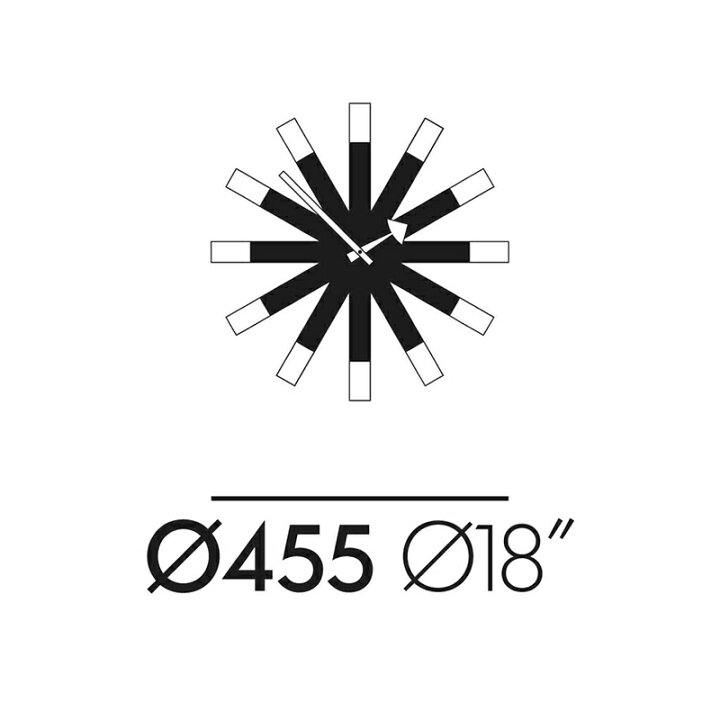 楽天市場】Vitra（ヴィトラ）Wheel Clock（ウィール クロック）George 