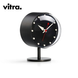 Vitra（ヴィトラ）Night Clock（ナイト クロック）-ブラックGeorge Nelson（ジョージ・ネルソン）デザイン掛け時計
