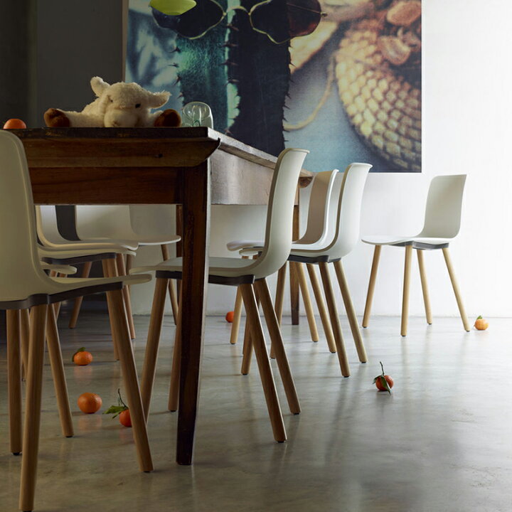 楽天市場】Vitra（ヴィトラ）HAL RE WOOD（ハル リ ウッド）チェア