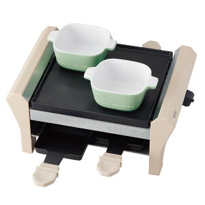 ���R���g ���N���b�g�A���h�t�H���f�����[�J�[ �O���������g RRF-2 recolte Raclette & Fondue Maker Grand Melt (01:�N���[���z���C�g)