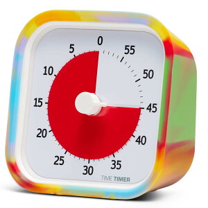 TIME TIMER MOD 9cm 60�� �^�C���^�C�}�[ ���b�h �X�y�V�����G�f�B�V���� (�J�o�[�t��) �^�C�_�C�� ���ԊǗ� �w�K�^�C�}�[ TTM9-TYDY-W ���K�i