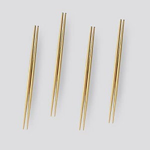 Cesa Beams お箸 箸セット おはし おしゃれ ステンレス お箸4膳セット カトラリーセット 北欧 結婚祝い 食器 ギフト 22cm 和食器 和風 洋風 家族 プチギフト 粗品 卒園 卒業 新生活(/-丸4/)