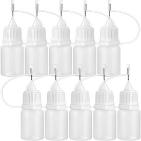 ULTNICE ニードルボトル ニードルチップアプリケータ 接着剤ボトル DIY クーリングツール 針付き スポイトボトル 10個セット