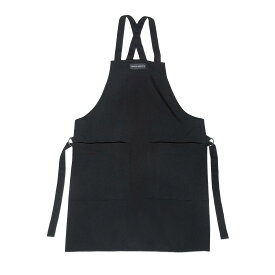 [ディーンアンドデルーカ] フルエプロン ブラック レディース メンズ ポケット 綿 81× 70cm NEW