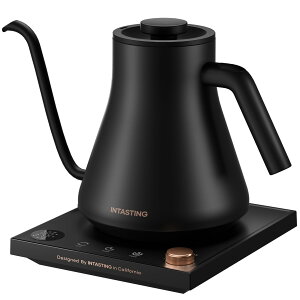 intasting �d�C�P�g�� �R�[�q�[ 1°C�P�ʂ̉��x���� �R�[�q�[ �P�g�� �׌��h���b�v 1200W�������� 2���ԕۉ� LED�\���p�l�� �d�C�|�b�g �h���b�v �|�b�g �󕰂��h�~ �R���p�N�g0.9L �N���X�}�X �V�N