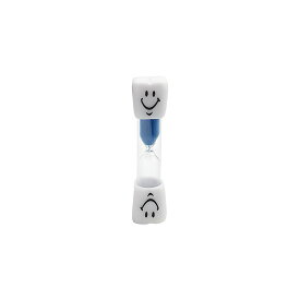 BaraRose 砂時計 3分 時間管理 子供歯磨き 笑顔 タイマー プラスチック 割れない 防水小型 自宅 静かに読書 教室 ブルー (1)