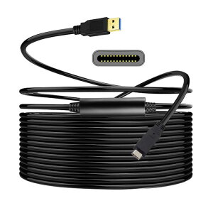 Cablecc 10m 8m 5m USB-C USB3.1^CvCIXUSB3.0^CvAIXf[^GL3523^ubgѓdbƃn[hfBXNhCup̃s[^[P[u