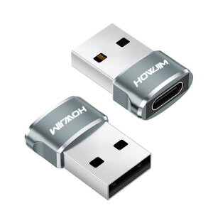 HOWJIM USB Type-C ϊA_v^ USB C ϊA_v^ ^ }[dƍf[^] ^CvC (X) to USB2.0 (IX) ϊA_v^ OTGΉ CzΉ ^Cvc ϊ M-acBook Air i-Pa