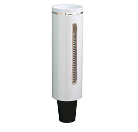 EINEY カップディスペンサー 紙コップ収納 使い捨てコップ用 ホルダー 紙コップ ホルダー ディスペンサー ホワイト