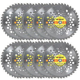 草刈り機 替え刃 チップソー 255mm 草刈り機の刃 電動刈払機用 刈り払い機 刃 【4面フル研磨で切れ味UP】草刈り刃 適用一般草刈り、山林、竹、芝や雑草、笹、小枝などの一般的な雑草や、小
