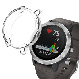 Garmin(ガーミン) vivoactive 3 専用ケース Garmin vivoactive 3カバー ソフト ぴったり対応 擦り傷防止 防衝撃 高透過率 TPU材料 全面保護 滑り防止 Garmin vivoactive 3 バンパー(ブラック)
