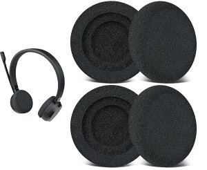 SOULWIT �C���[�p�b�h �C���[�N�b�V���� for Jabra Evolve 65/ 40/ 30/ 20 ���C�����X �w�b�h�Z�b�g �p �w�b�h�z���p�b�h for Jabra Evolve 65UC 65MS/ 40UC 40MS/ 30US 30II/ 20SE 20UC 20MS �p ���p�b�h ���������� ����