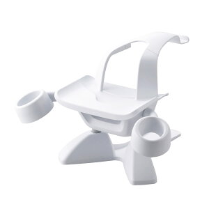 �G���R�� Oculus Quest 2 / Meta Quest 2 �p �A�N�Z�T���[ �X�^���h [�w�b�h�Z�b�g&�R���g���[���[/2��̃A�_�v�^�[�t��] �z���C�g VR-Q2ST01WH