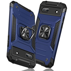 TMUJWS Google Pixel 6A �p�̃P�[�X �����O �Ռ��z�� �ϏՌ� TPU+PC�o���p�[ ��d�\�� �ČRMIL�K�i �S�ʕی� �ԍڃz���_�[�Ή� �C�菝�h�~ ����~�� �y�� ���^ �O�[�O�� �s�N�Z�� 6a �p�̃J�o�[ 6.1�C��