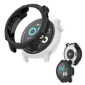 COROS(�J���X)PACE 3 �p �P�[�X �ی�P�[�X �yNOUKAJU�z ��̌^ TPU�f�� �S�ʕی� �ϏՌ� �����ȒP �Ռ��z�� �A�N�Z�T���[ (�u���b�N)