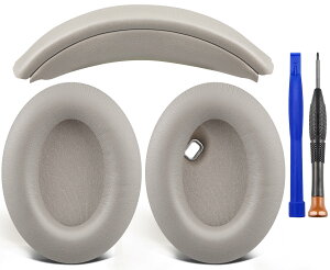 SOULWIT �C���[�p�b�h + �w�b�h�o���h �Z�b�g Sony WH-1000XM4 (WH1000XM4) Over-Ear �p �w�b�h�Z�b�g ���� �L�b�g �w�b�h�z�� �ւ� �p�b�h �򉻖h�~ �N�b�V���� DIY �w�b�h�X�g���b�v�p�b�h �C�� ���i