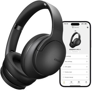 DOQAUS(�h�J�A�X) �w�b�h�z�� Bluetooth5.3 ���C�����X �ő�70���ԘA���Đ� 3EQ���[�h �L���������p AAC�Ή� �}���`�|�C���g �}�C�N���� ���^ �I�[�o�[�C���[ PC�E�X�}�z�E�E�H�[�N�}���Ή� �y�� s