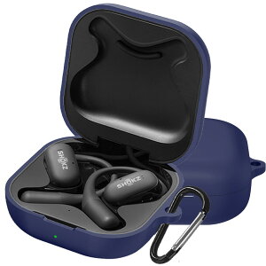 BUITFOU Shokz OpenFit �P�[�X Shokz OpenFit �ی�J�o�[ Shokz OpenFit �P�[�X �_�炩�� �V���R���� �����h�~ �L�Y�h�~ �ϏՌ� �h�o �y�� �����[�d�\ �J���r�i�t�� �����h�~