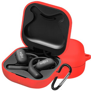 BUITFOU Shokz OpenFit �P�[�X Shokz OpenFit �ی�J�o�[ Shokz OpenFit �P�[�X �_�炩�� �V���R���� �����h�~ �L�Y�h�~ �ϏՌ� �h�o �y�� �����[�d�\ �J���r�i�t�� �����h�~
