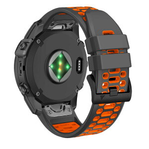 [RosMank] 22mm QuickFit �o���h Garmin Fenix 8 47mm/Fenix E 47mm/7 Pro/7/6 Pro/6 �Ή��A�\�t�g 2�F �V���R�� �����p�X�g���b�v �K�[�~�� Epix/Approach S70 47mm/MARQ/Instinct 2/Forerunner 965/Descent G1